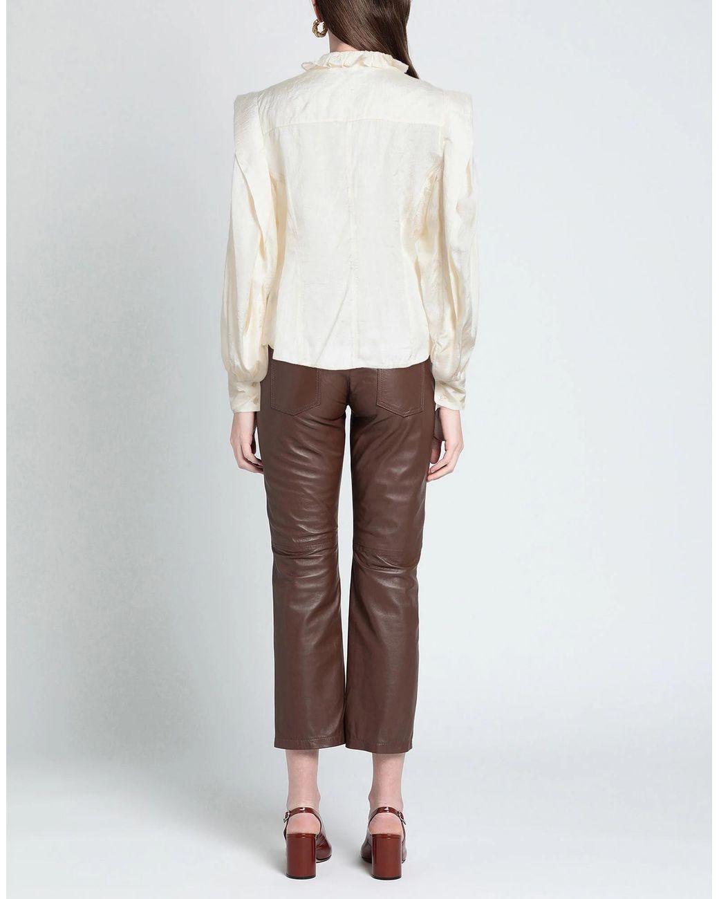 Isabel Marant White Plain Colour Top