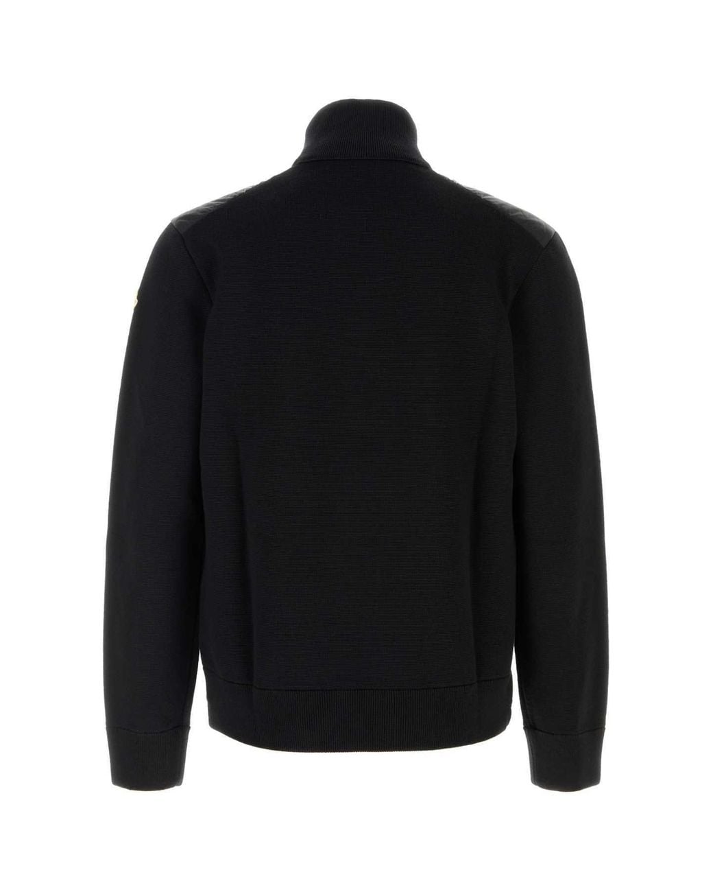 Moncler Black Zip-Up Padded Cardigan for men