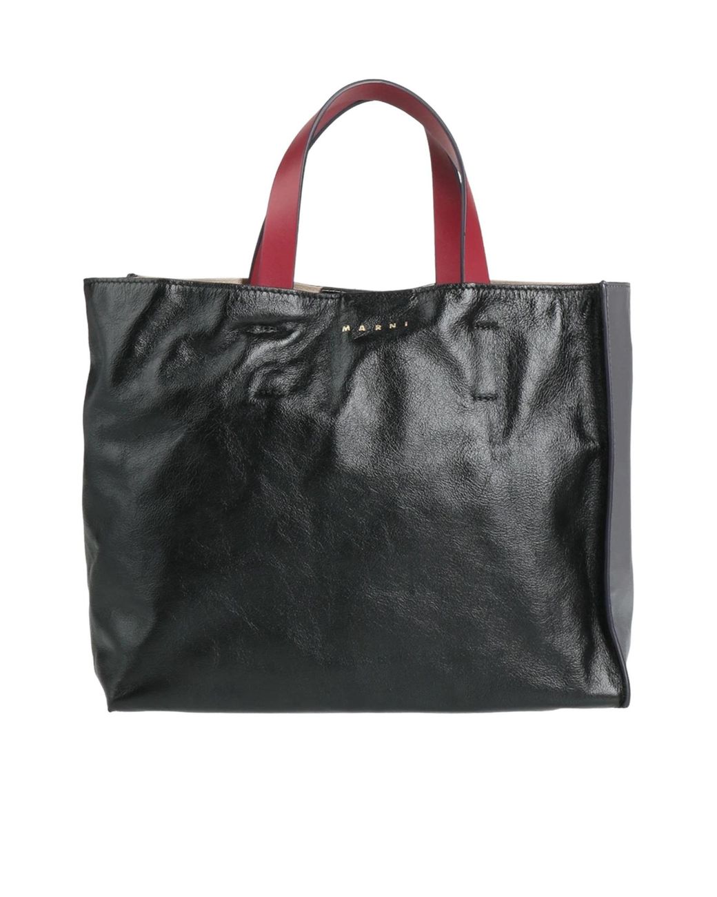 Marni Black Large Color-Block Handbag