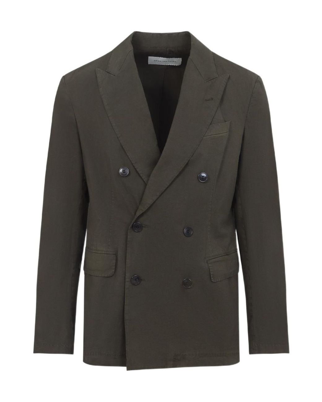 Dries Van Noten Gray Balto Double-Breasted Blazer for men