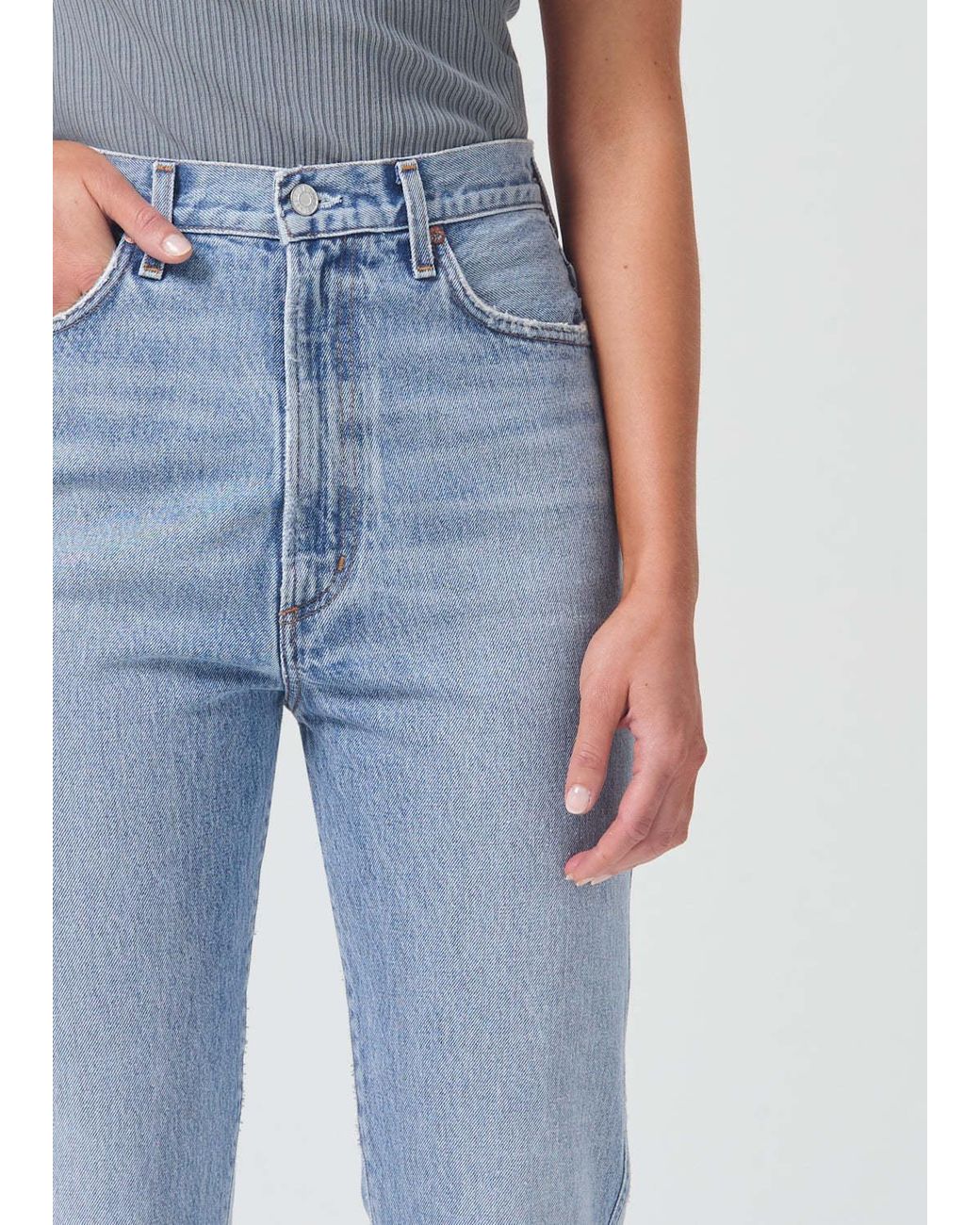 Agolde Blue Multi-Pocket Jeans