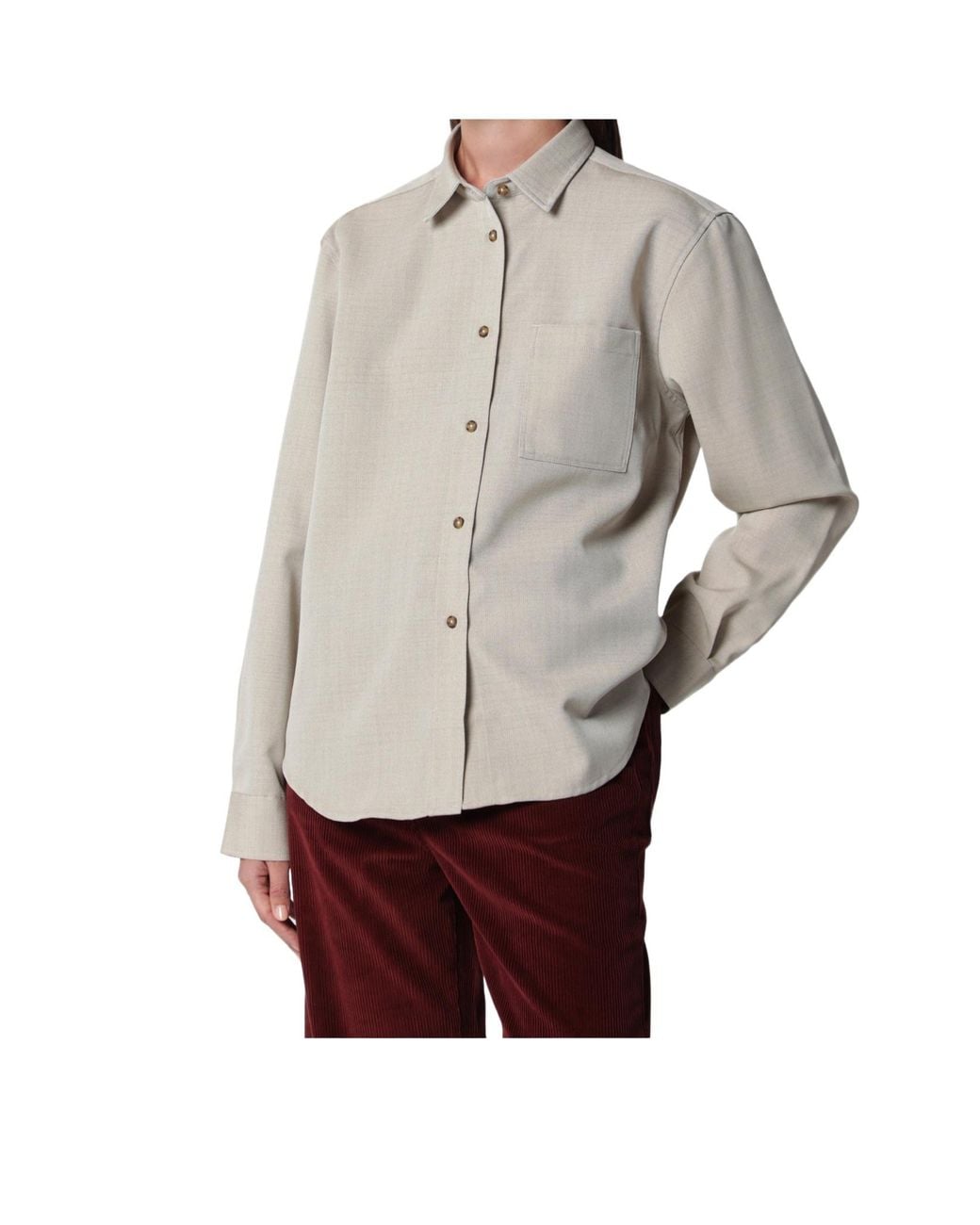 Rohe Gray Long-Sleeved Shirt