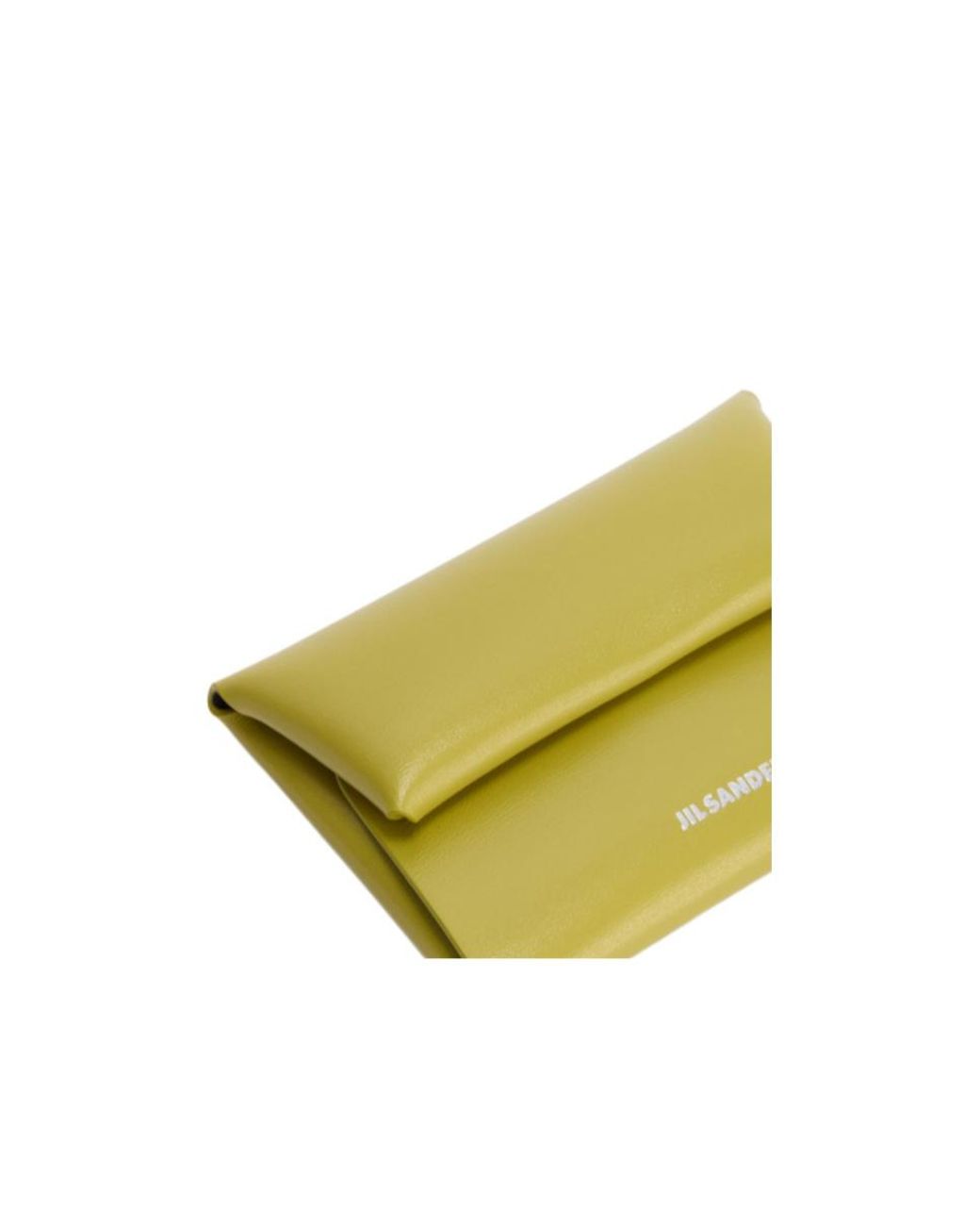 Jil Sander Yellow Folded Coin Purse