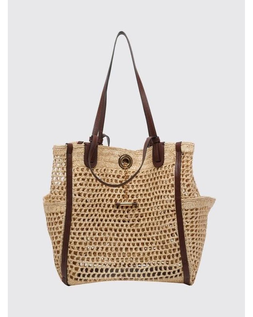 Chloé Natural Chloé Iconic Crocheted Raffia Tote Bag