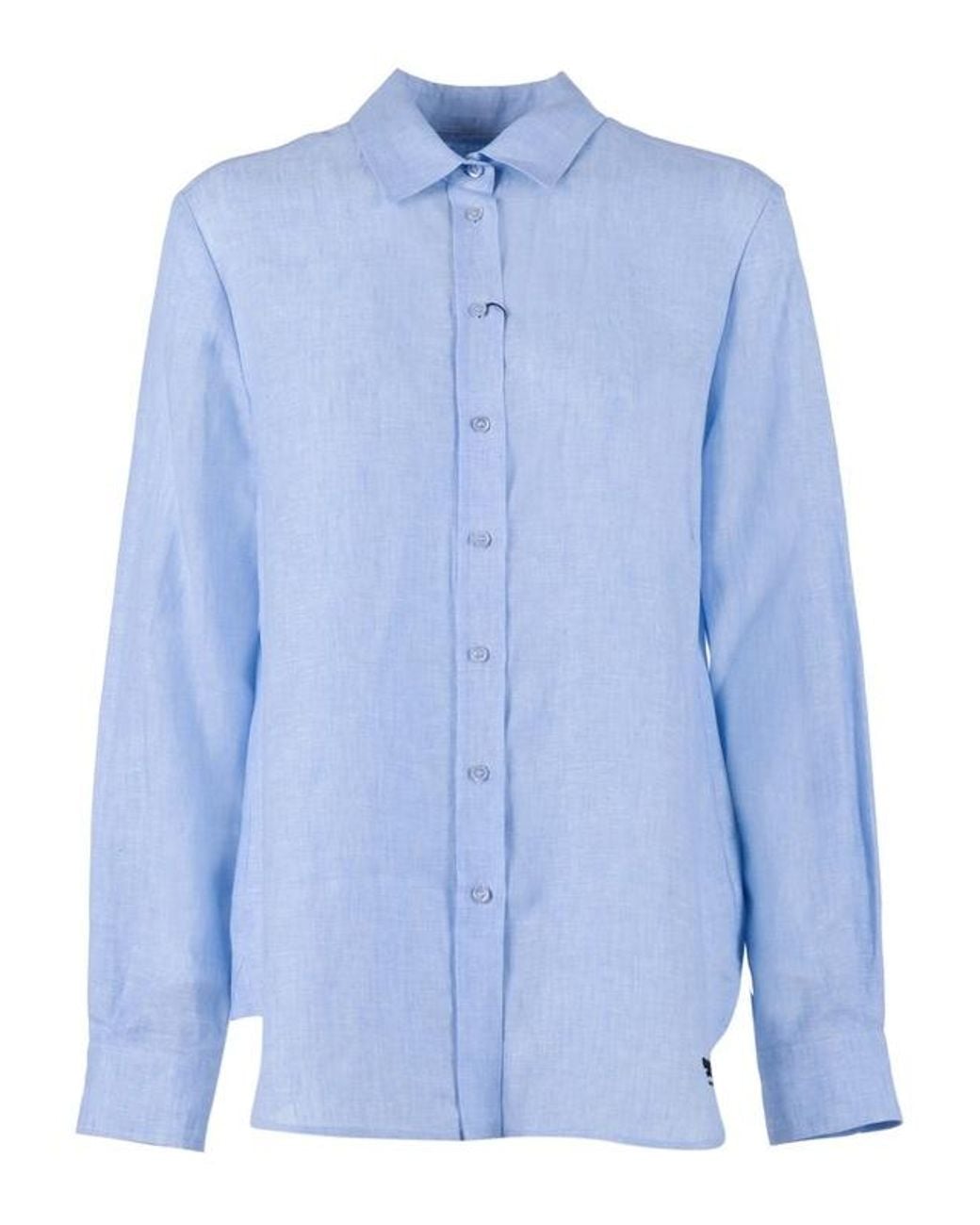 Weekend by Maxmara Blue Classic Straight Fit Shirt