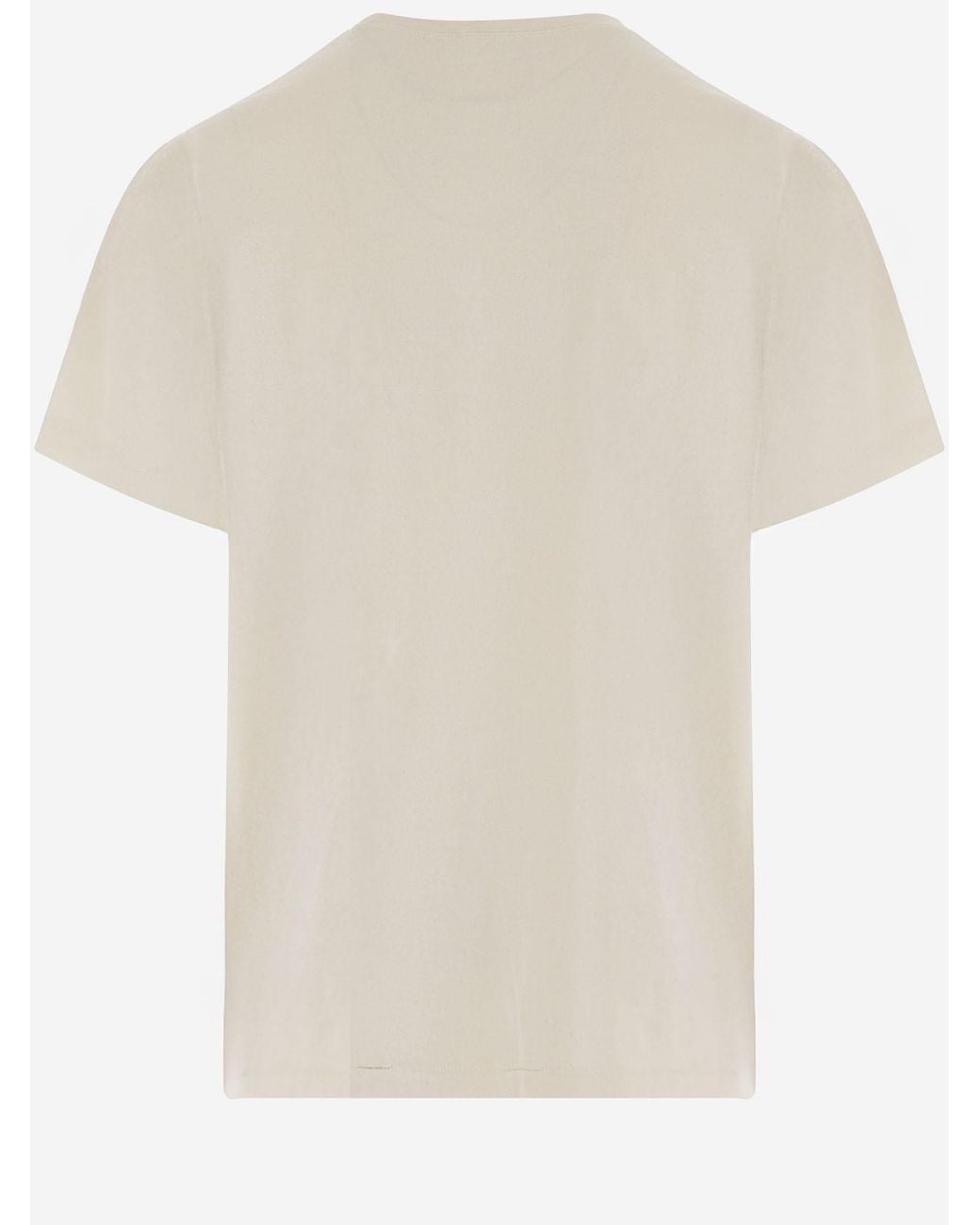 J.W. Anderson White Jw Anderson Logo Printed Crewneck T-Shirt for men