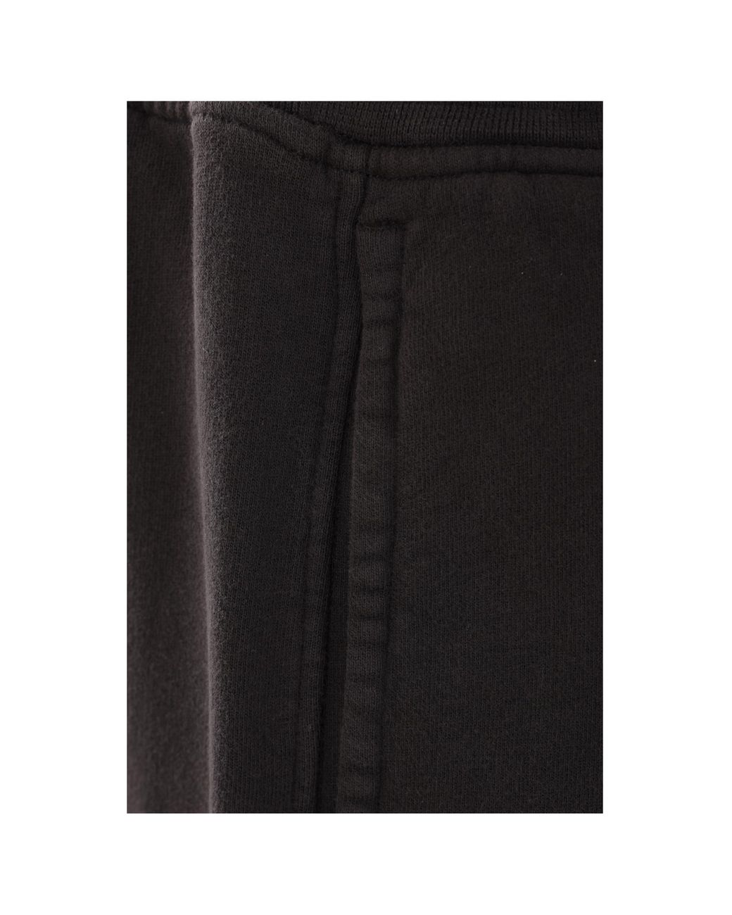 Stone Island Black Compass Patch Drawstring Track Pants for men