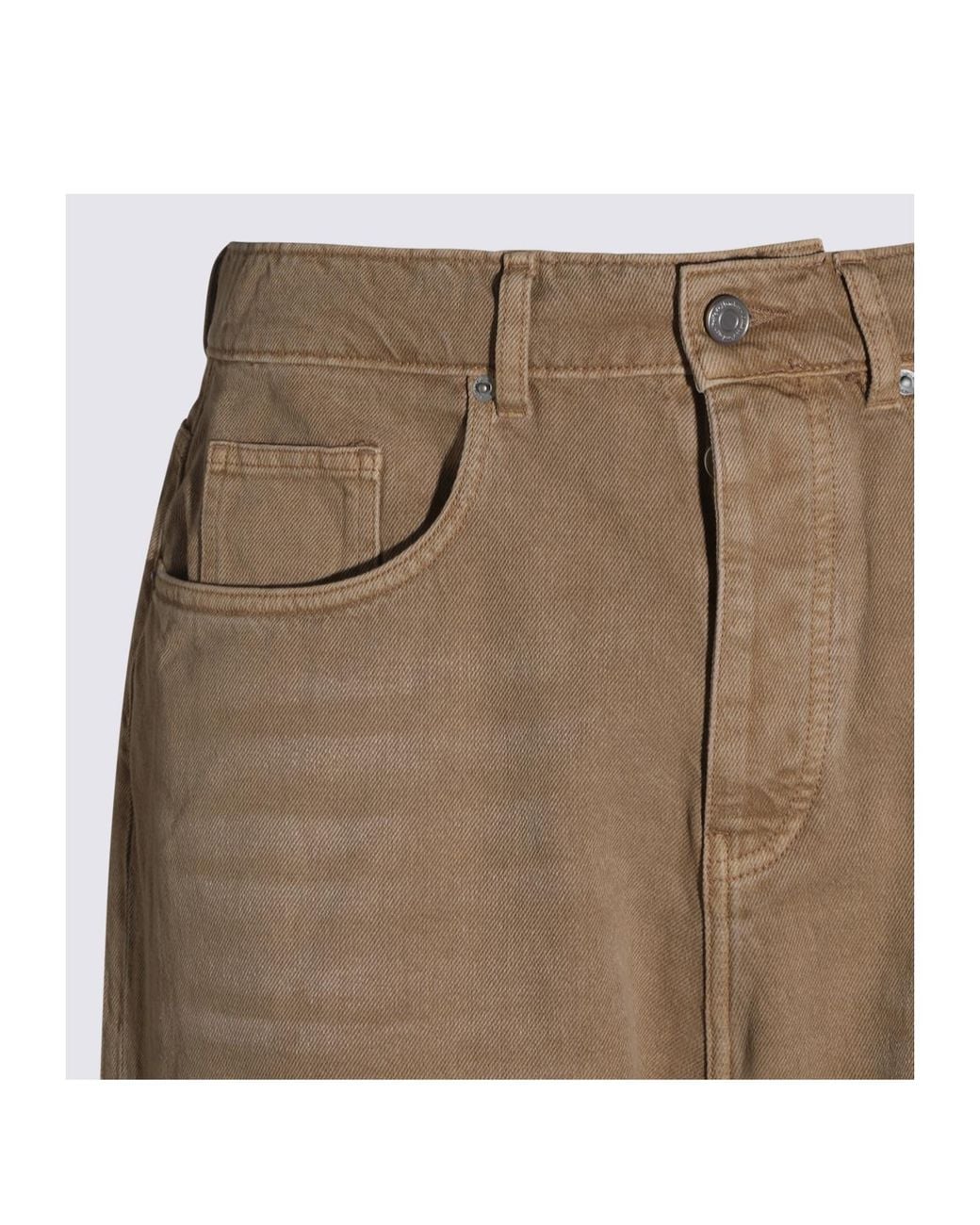 Drole de Monsieur Natural Casual Trousers With Belt Loops for men
