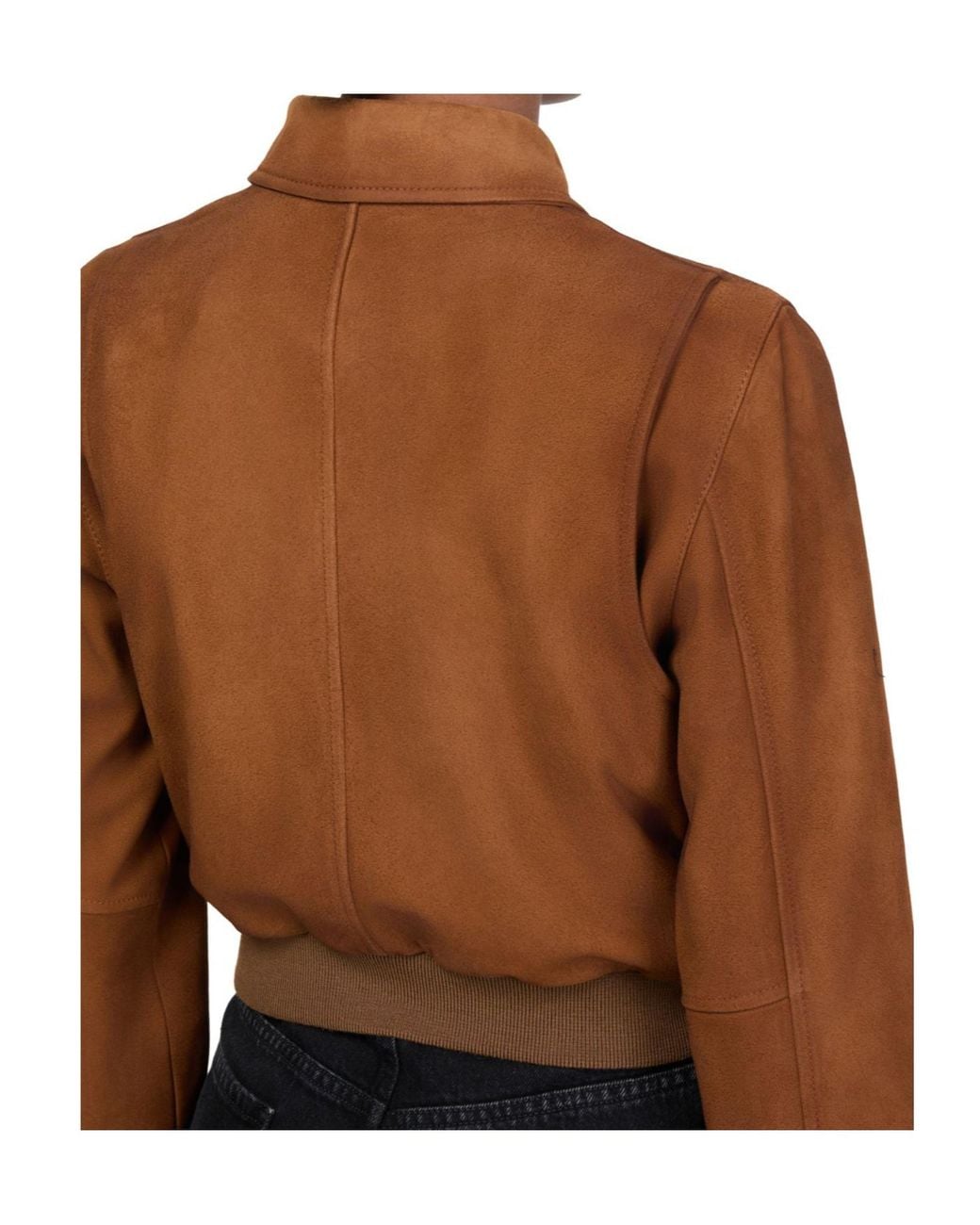 Miu Miu Brown Lapel Long-Sleeved Casual Jacket