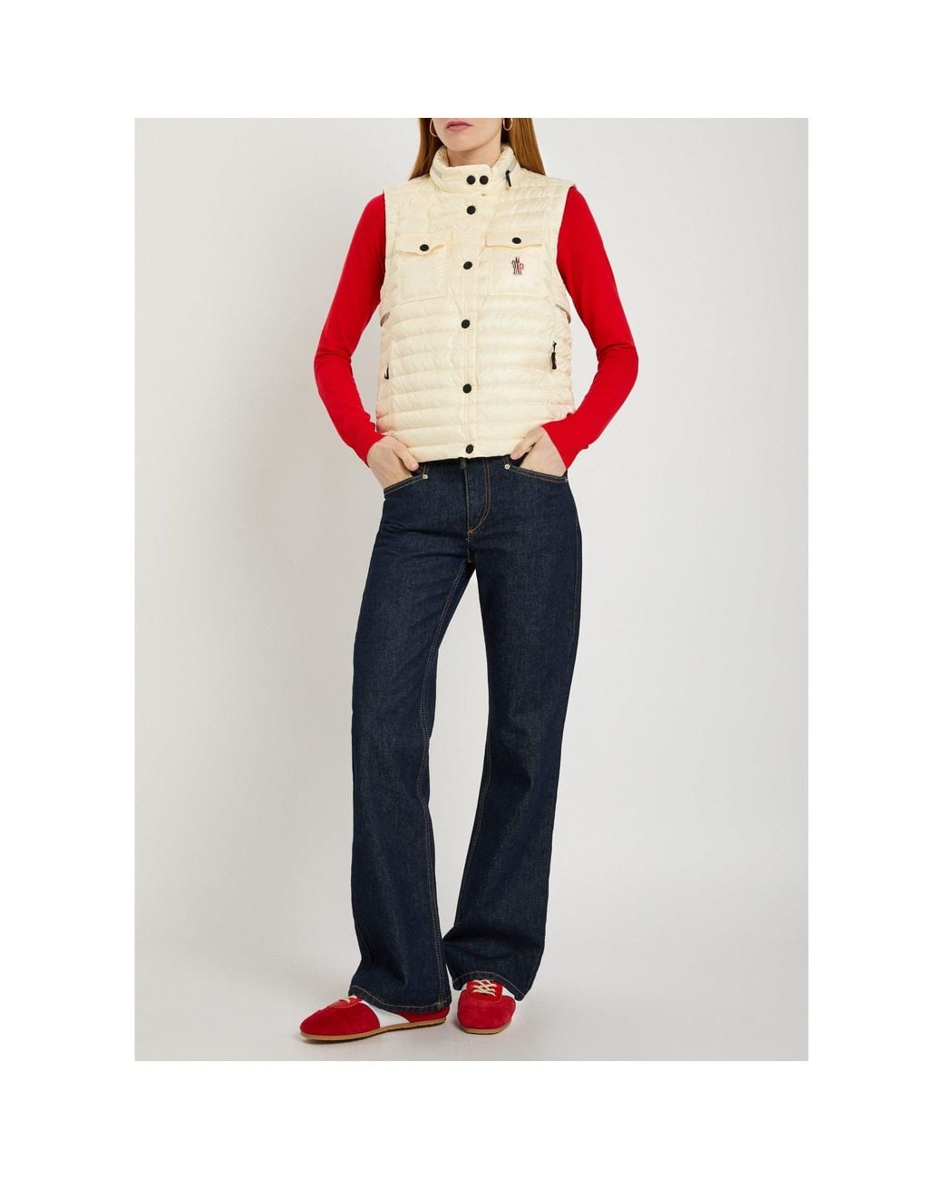 Moncler Natural A Lightweight And Warm Vest