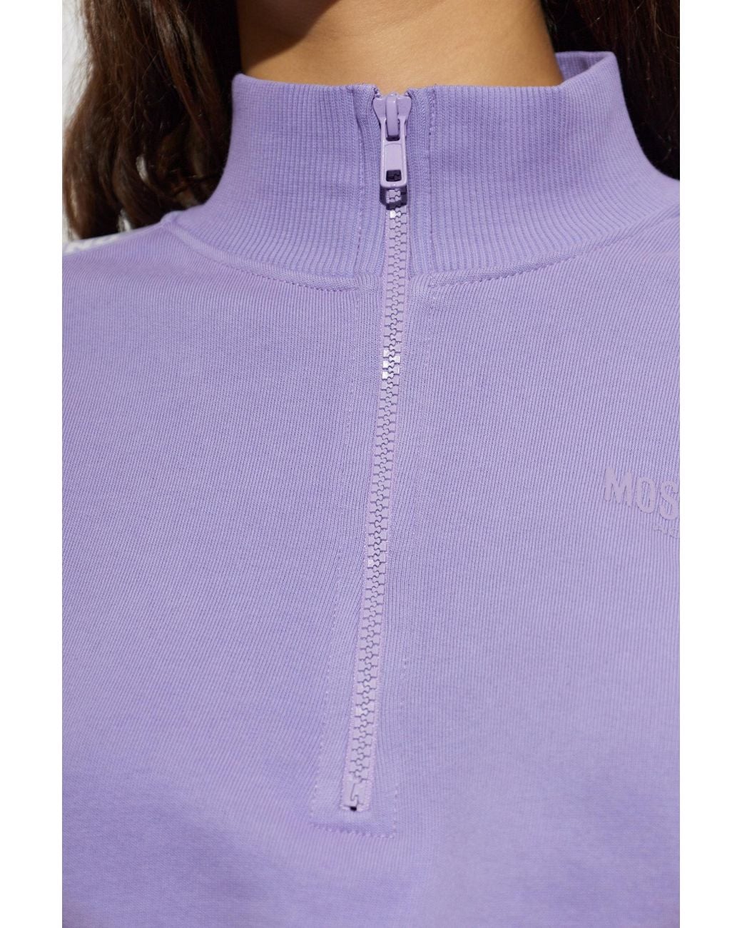 Moschino Purple Active Sweatshirt