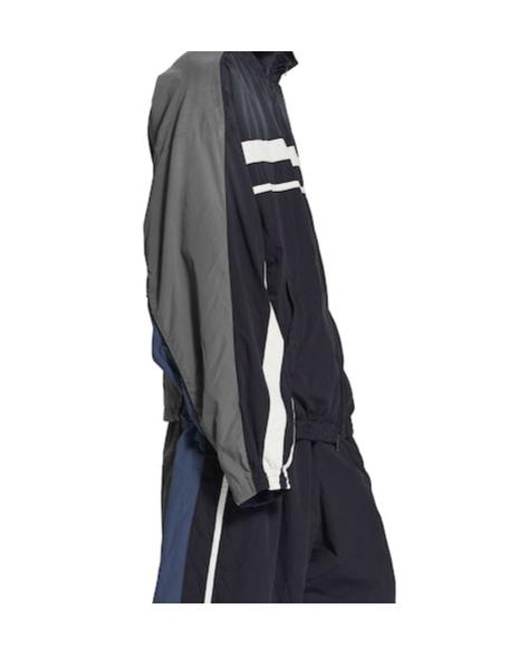 Balenciaga Blue 50/50 Faded Technical Tracksuit Jacket for men