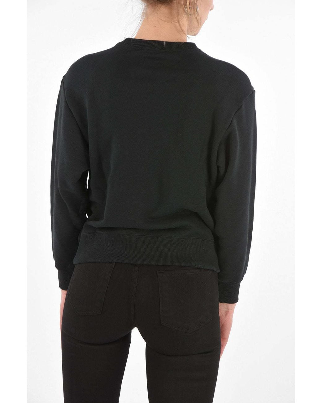 Converse Black Chuck Taylor All Star Embroidered Sweatshirt