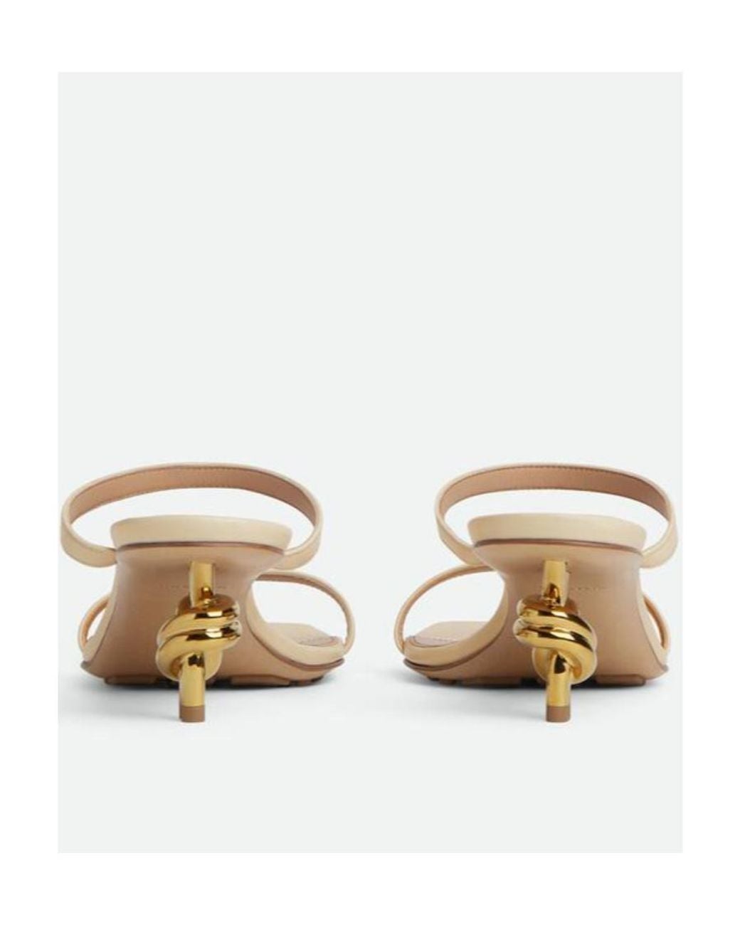 Bottega Veneta Natural Knot Detailed Mules