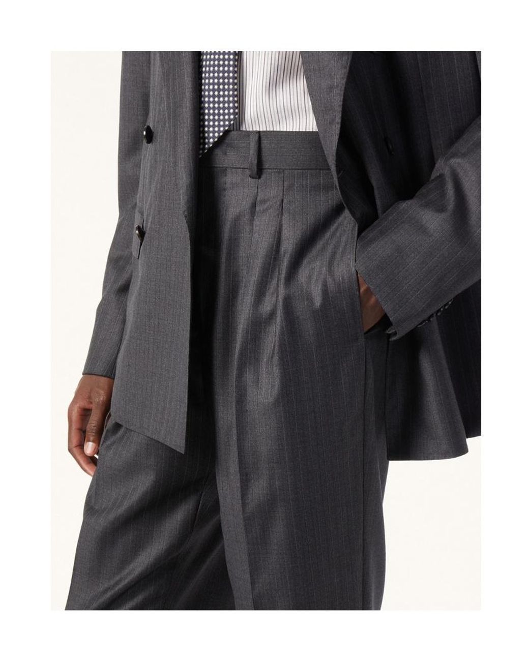Loro Piana Black Milano Suit for men