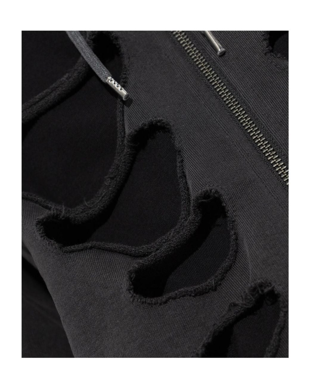 AVAVAV Black Cut-Out Sweatshirt for men