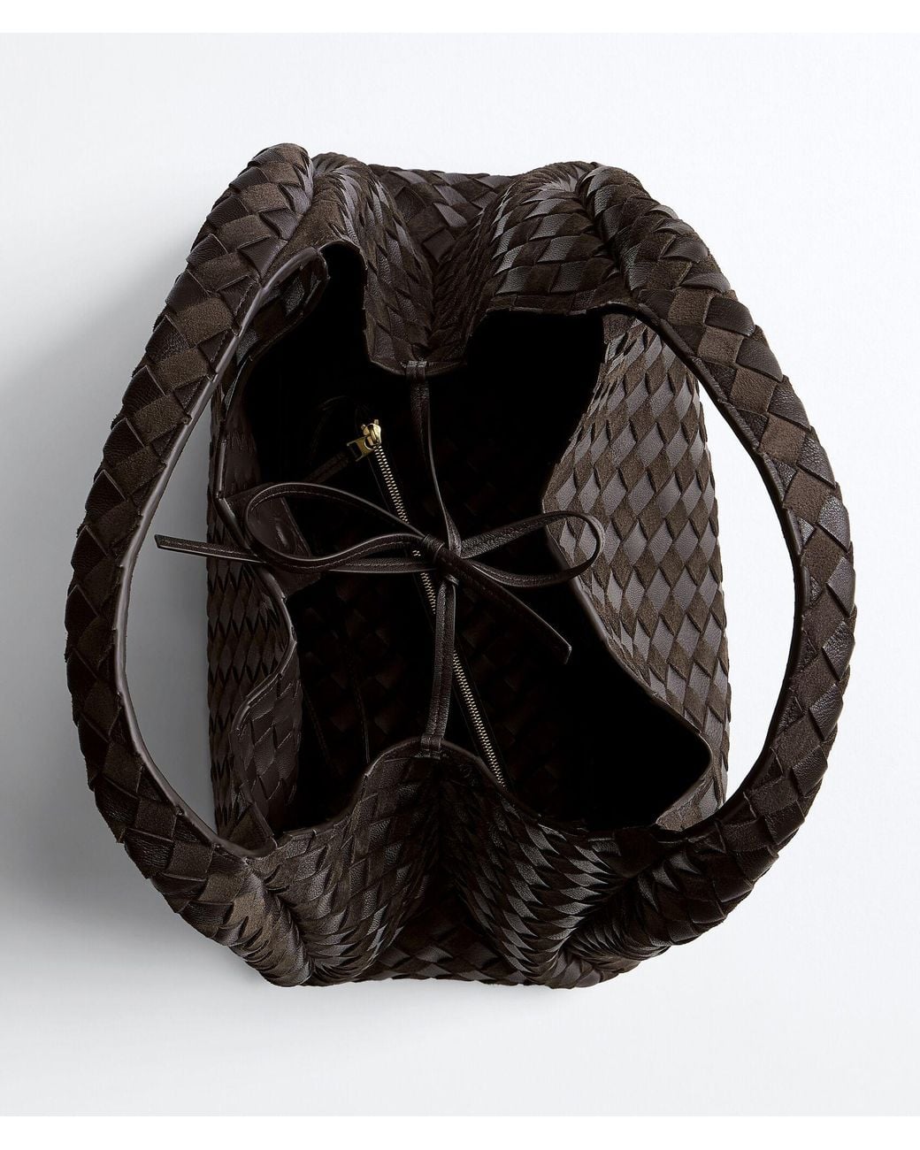 Bottega Veneta Black Large Campana Shoulder Bag