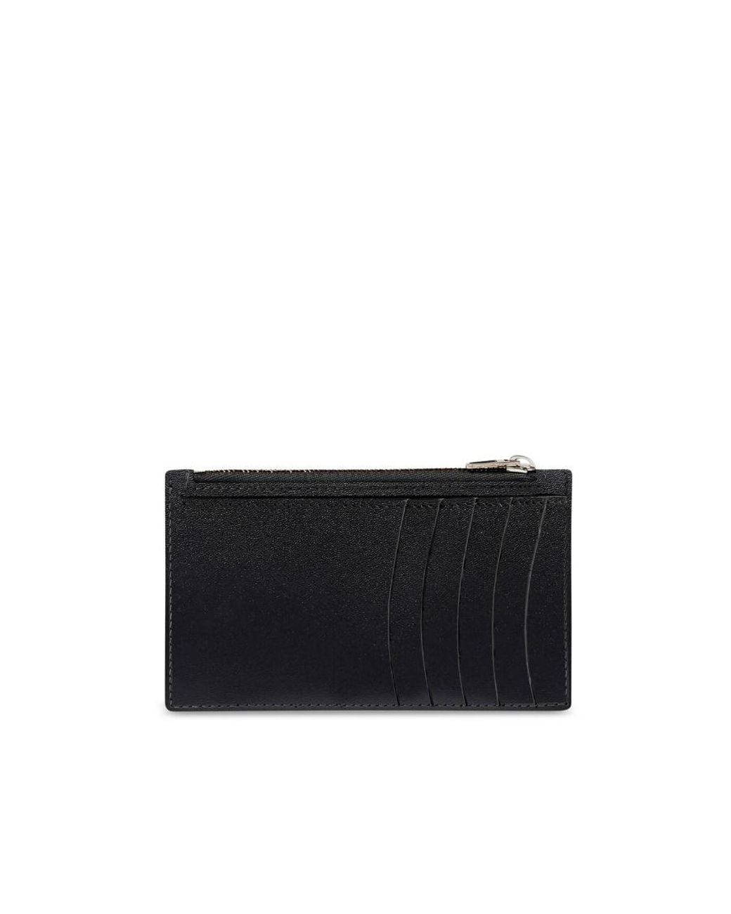 Balenciaga Black Hourglass Long Coin And Card Holder