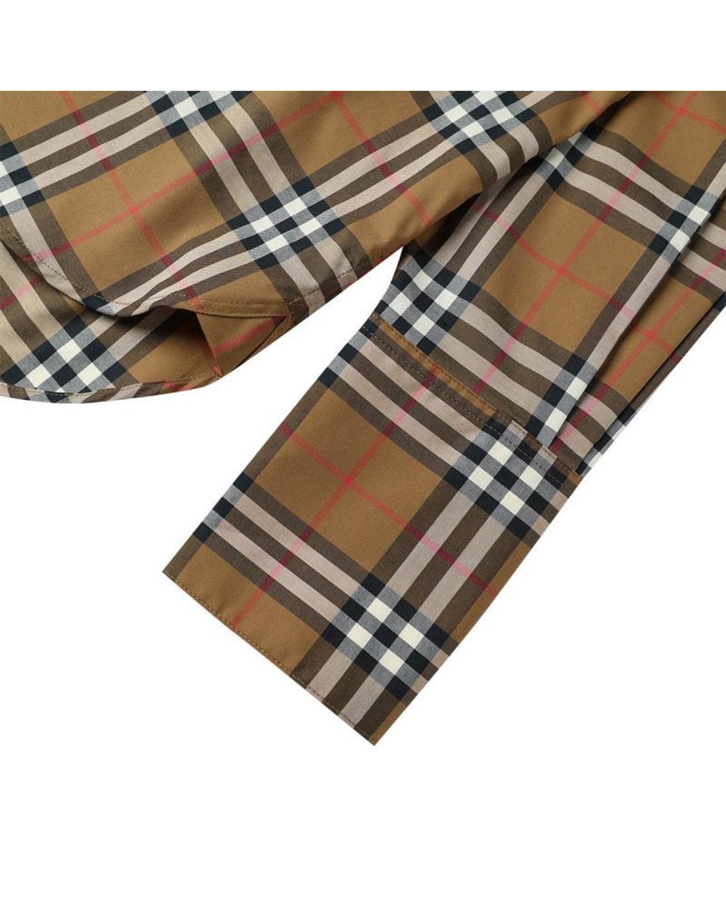 Burberry Multicolor Regular Fit Check Stretch Cotton Shirt