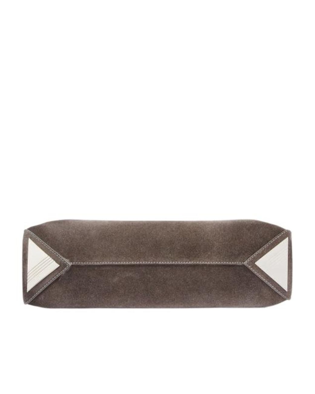 The Attico Brown The La Passeggiata Small Top Handle Tote Bag