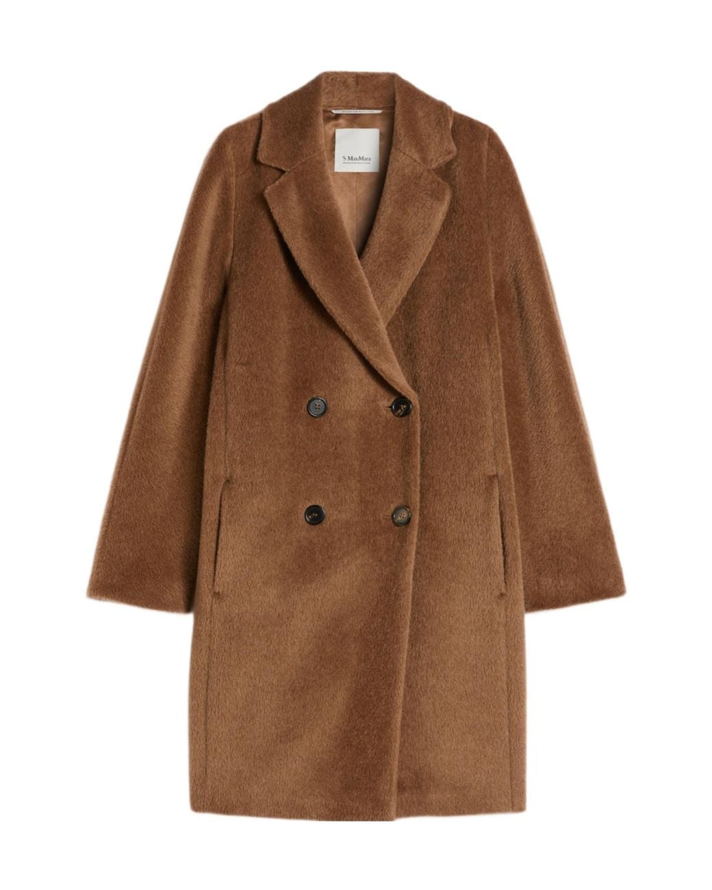 Max Mara Brown 'S Roseto Double Breasted Coat