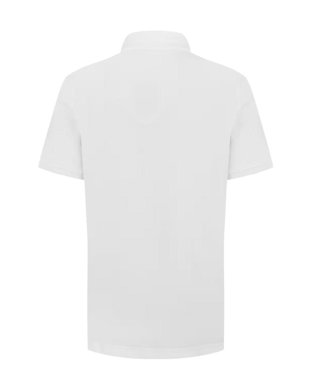 Canada Goose White Logo Crew Neck Polo Shirt for men