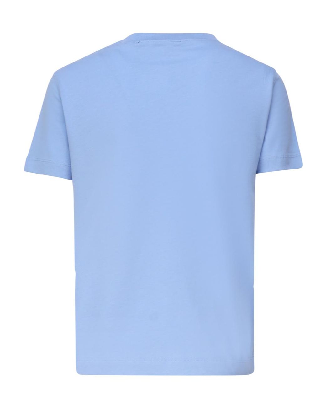 Versace Jeans Blue Couture Logo Printed Crewneck T-Shirt