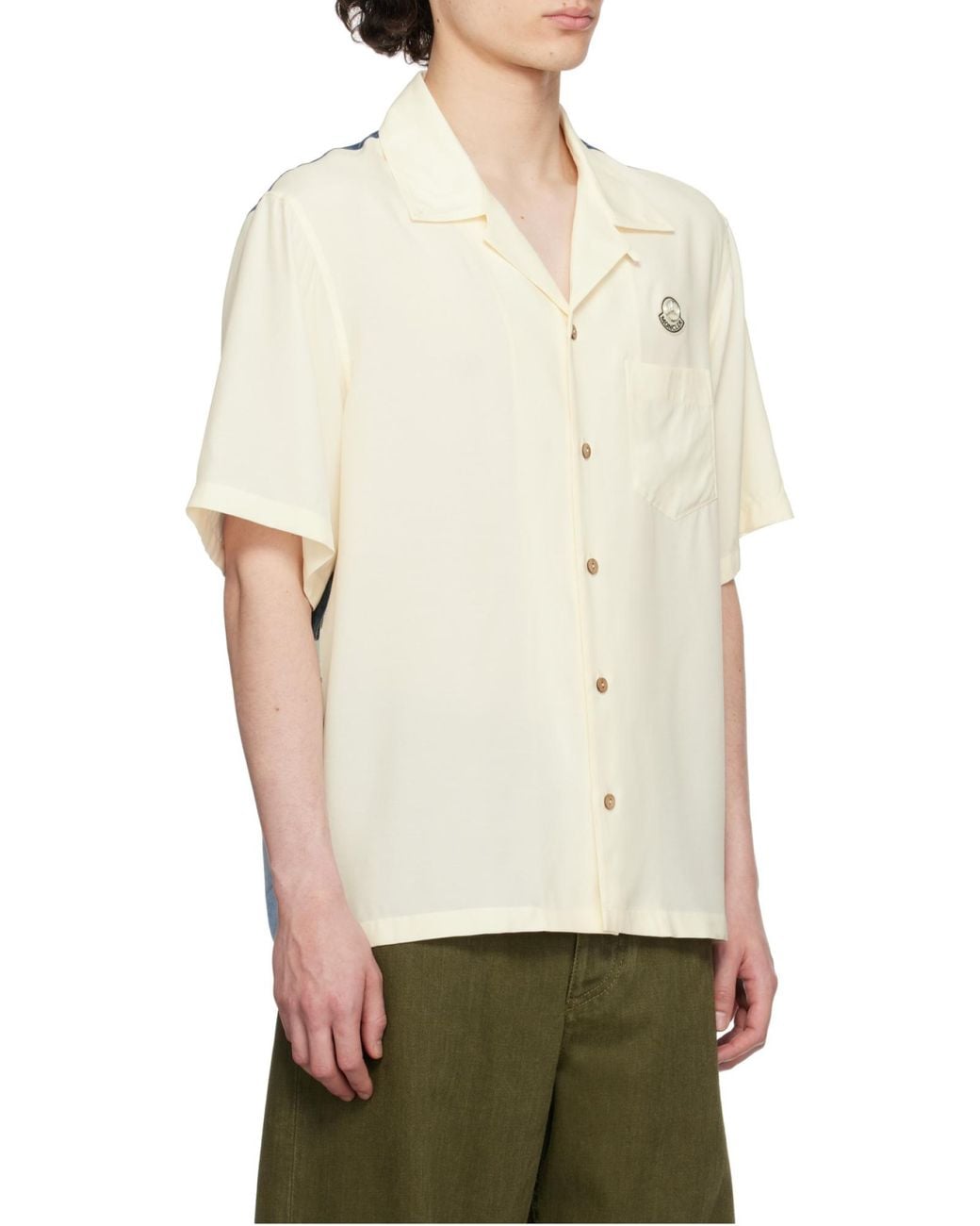 Moncler White X Mercedes-Benz By Nigo Satin Shirt for men