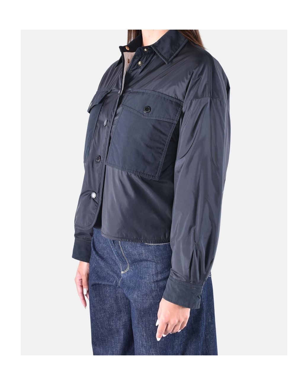 Weekend by Maxmara Blue Reversible Water-Repellent Padded Jacket