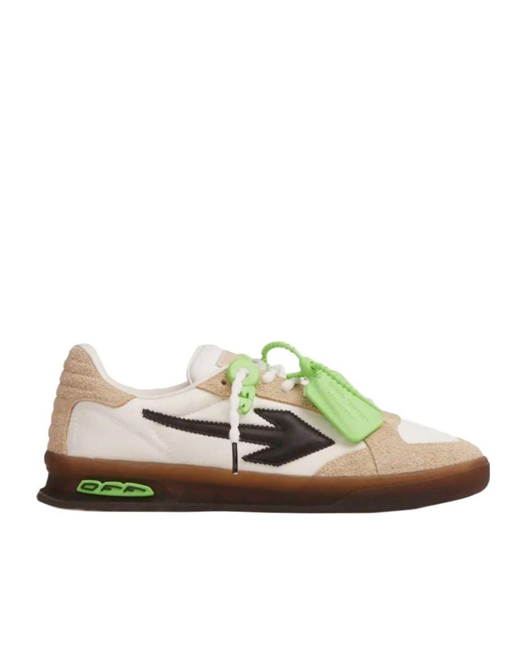 Off-White c/o Virgil Abloh Green End Of Play Low-Top Sneakers for men