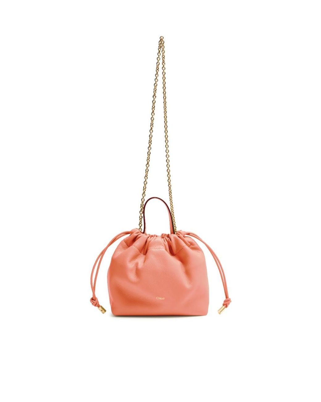 Chloé Pink Icons Logo Shoulder Bag