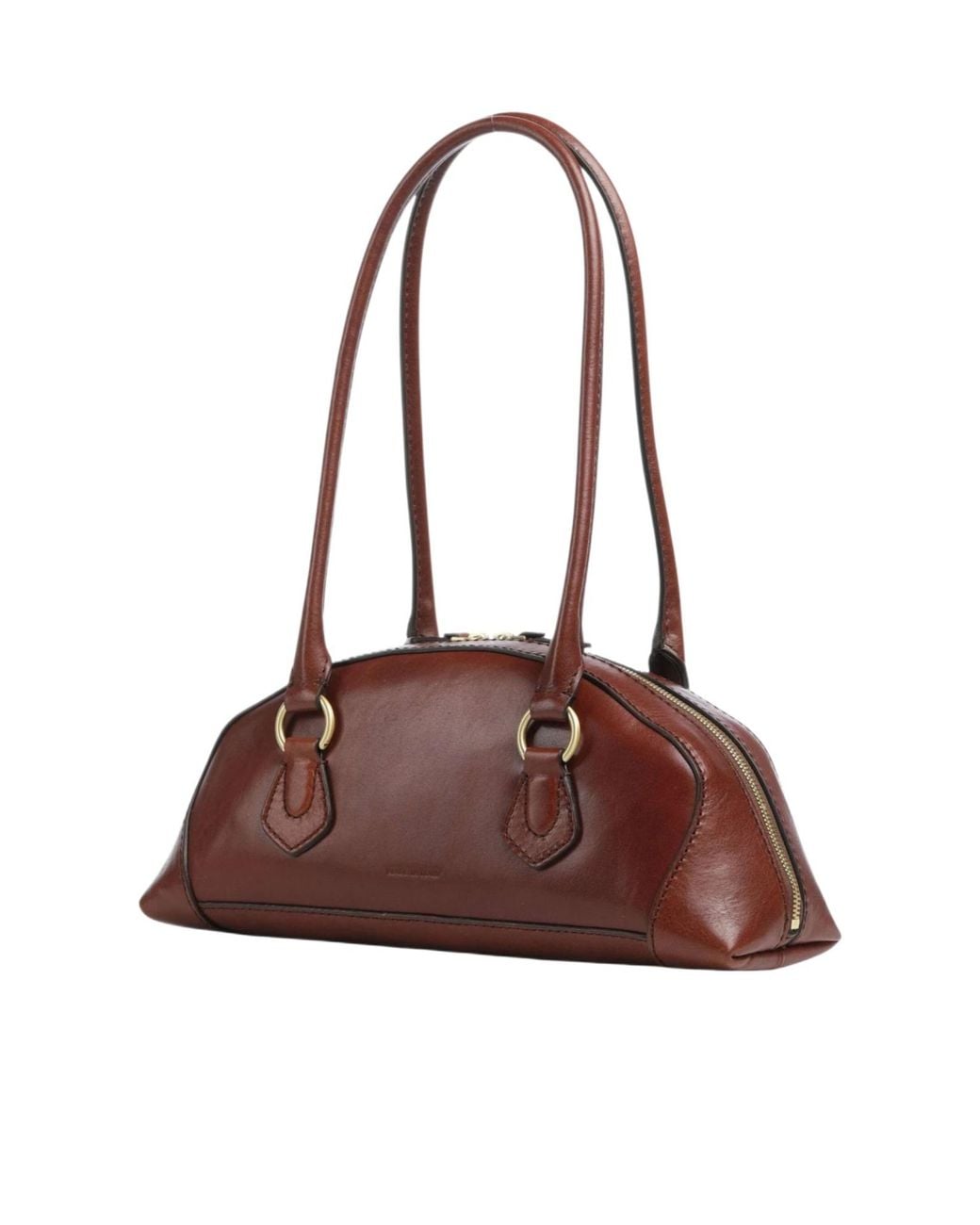 The Bridge Brown Magda Leather Shoulder Bag
