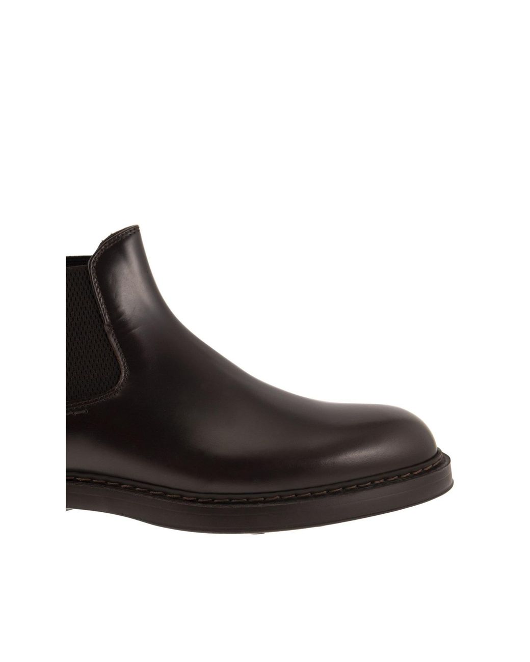 Doucal's Brown Beatle Chelsea Boots for men