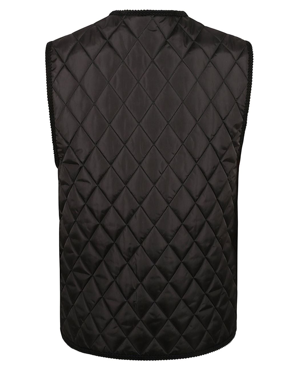 Burberry Black Quilted Vest for men