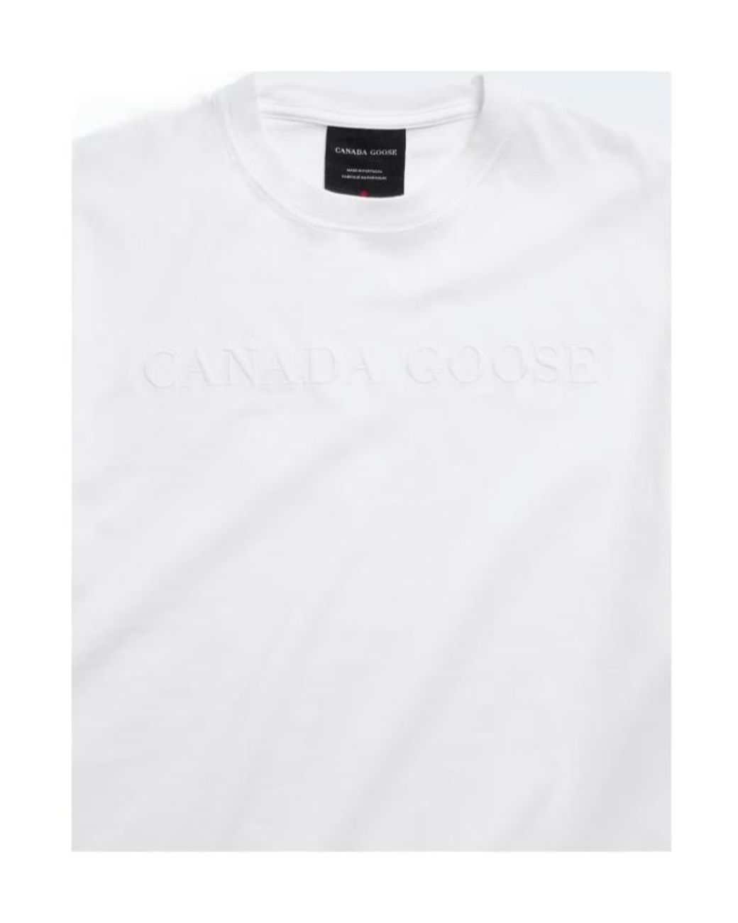 Canada Goose White Roam Round-Neck T-Shirt