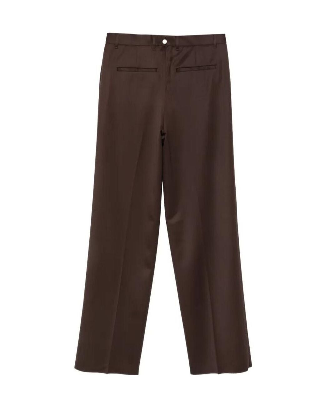 Lardini Brown Pleated Tailored Pants for men