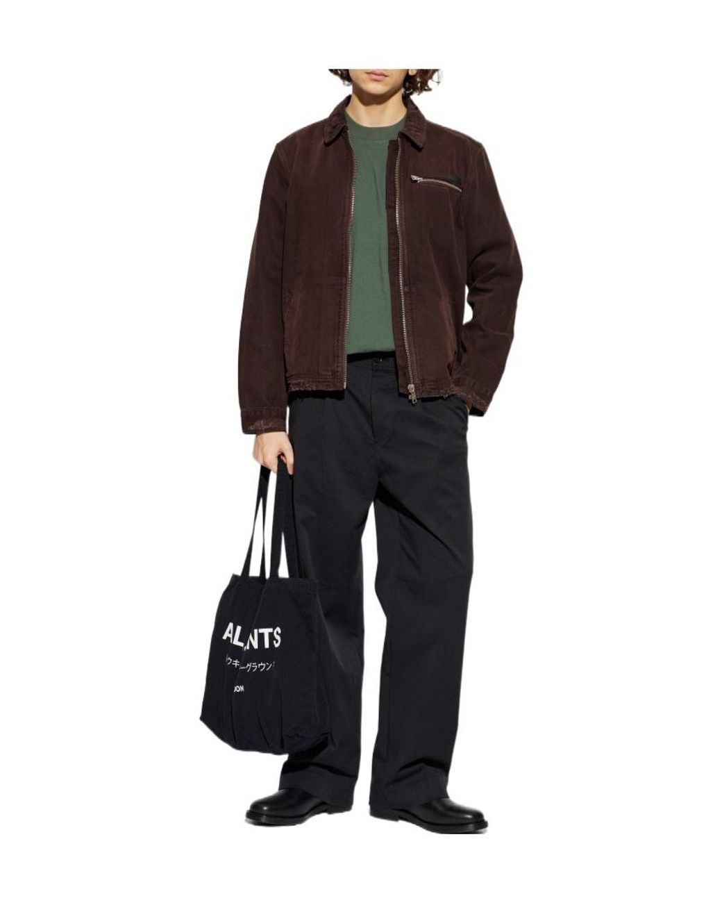 AllSaints Green Orlando Logo T-Shirt