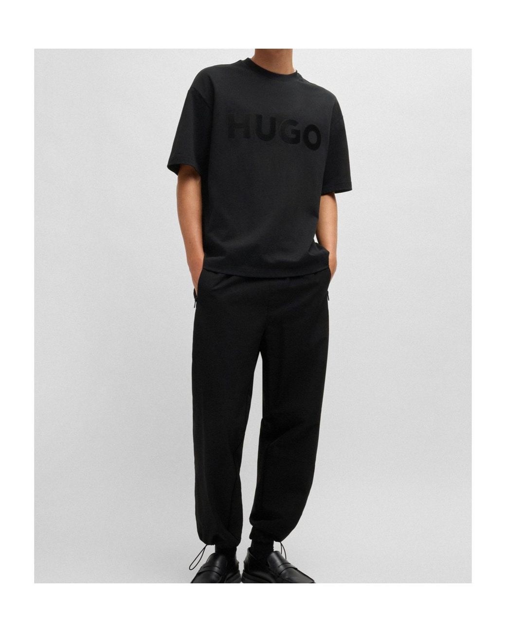Boss Black Hugo Oversized Crewneck T-Shirt for men