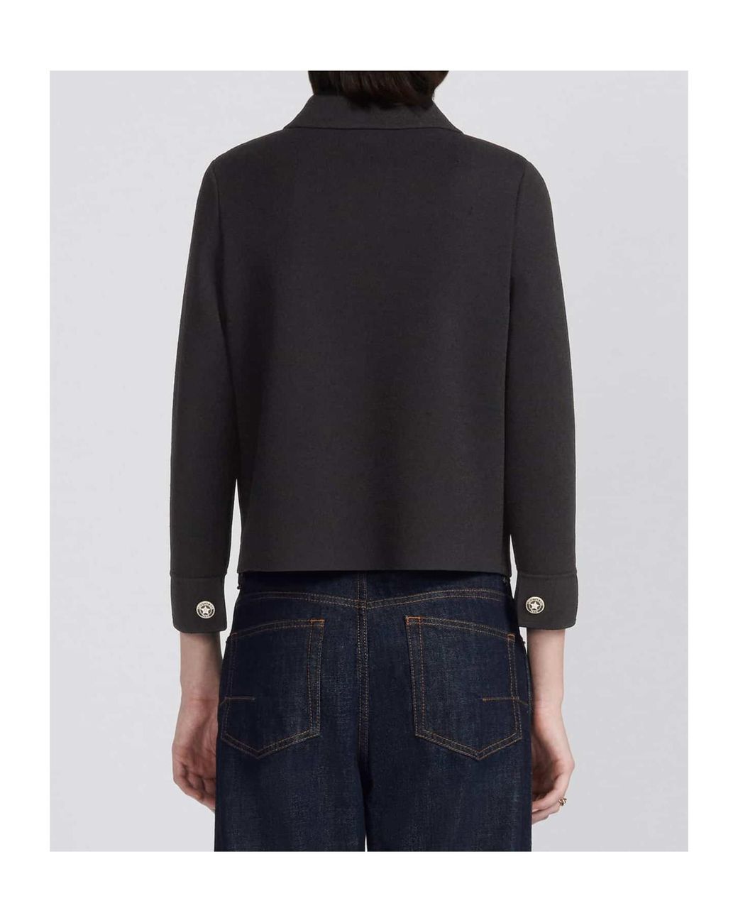 Dior Black Cropped Jacket