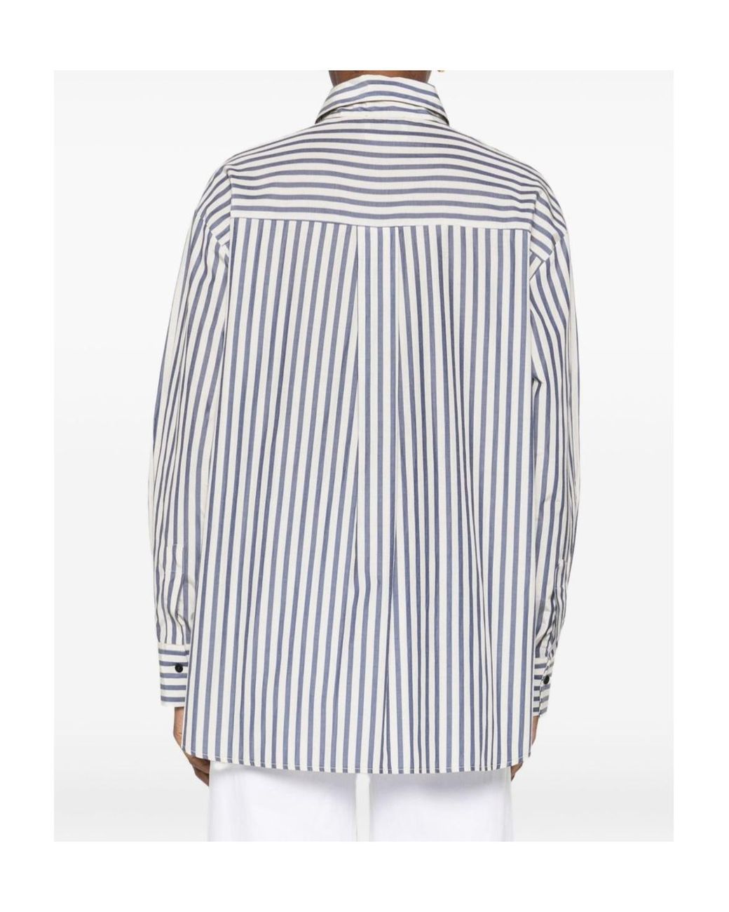 Forte_forte White Striped Shirt