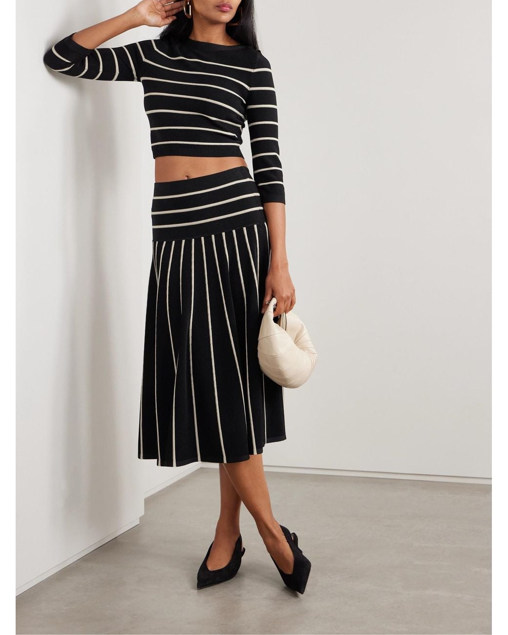 Zimmermann Black Striped Knit Sweater