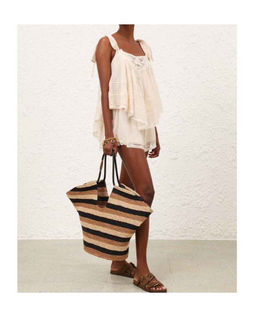 Zimmermann Multicolor Goldentime Large Tote