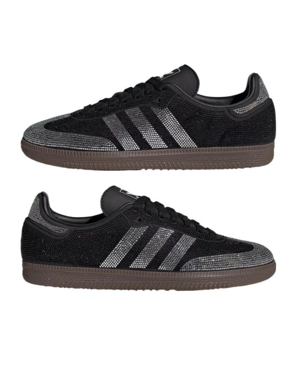 Adidas Originals Black Samba Og Embellished Low-Tops for men