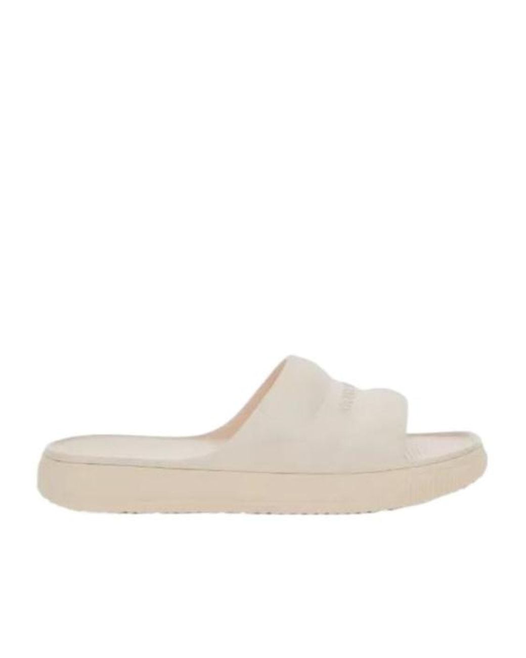 Moncler White Altive Logo Slippers for men