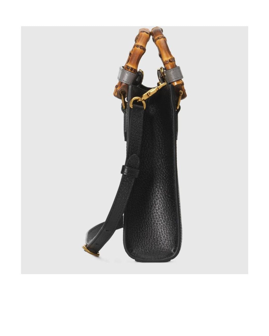 Gucci Black Mini Diana Tote Bag