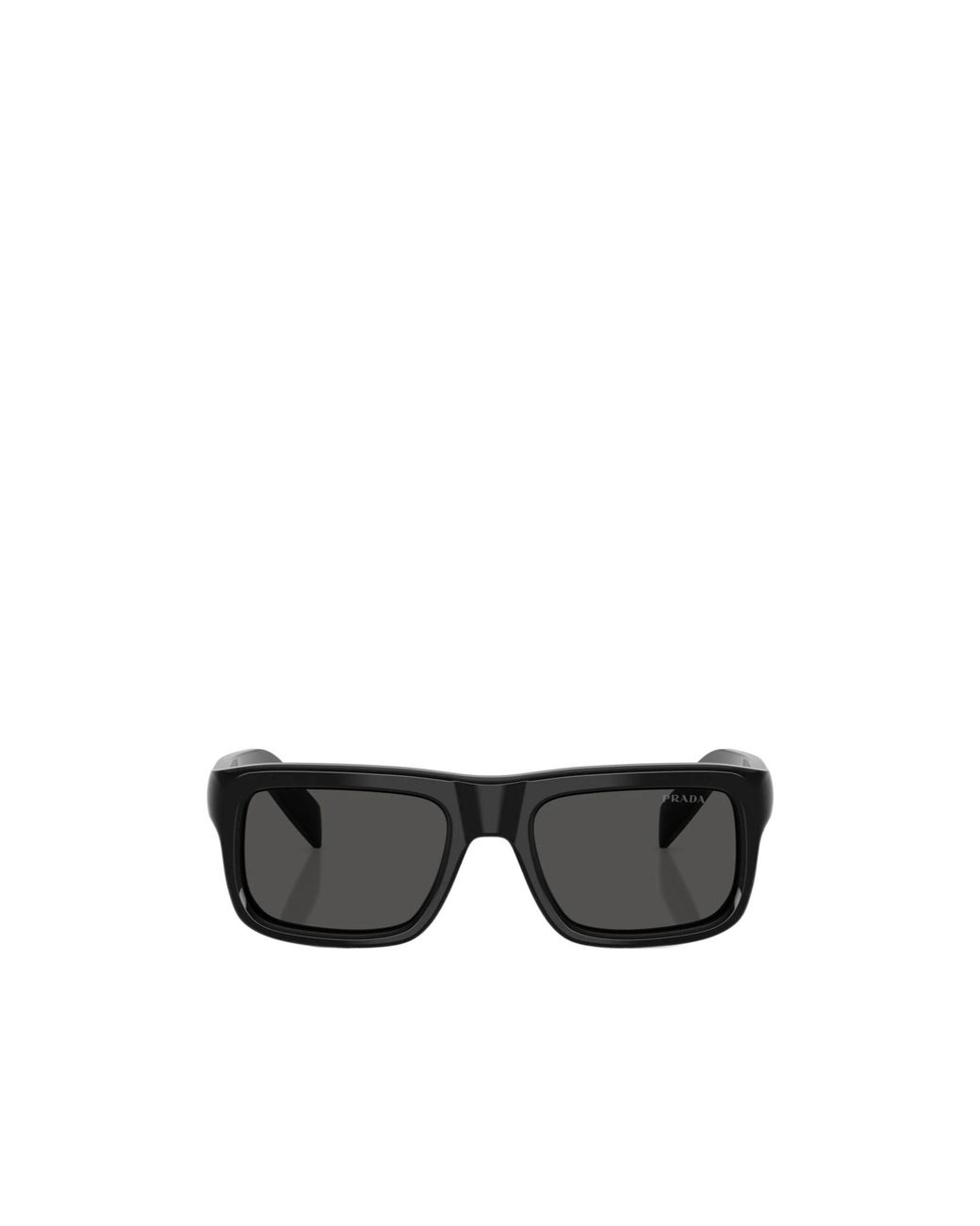 Prada Black Eyewear Rectangular Frame Sunglasses for men