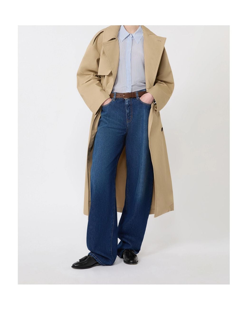 Max Mara Natural Studio Mstcharme Belted Raincoat