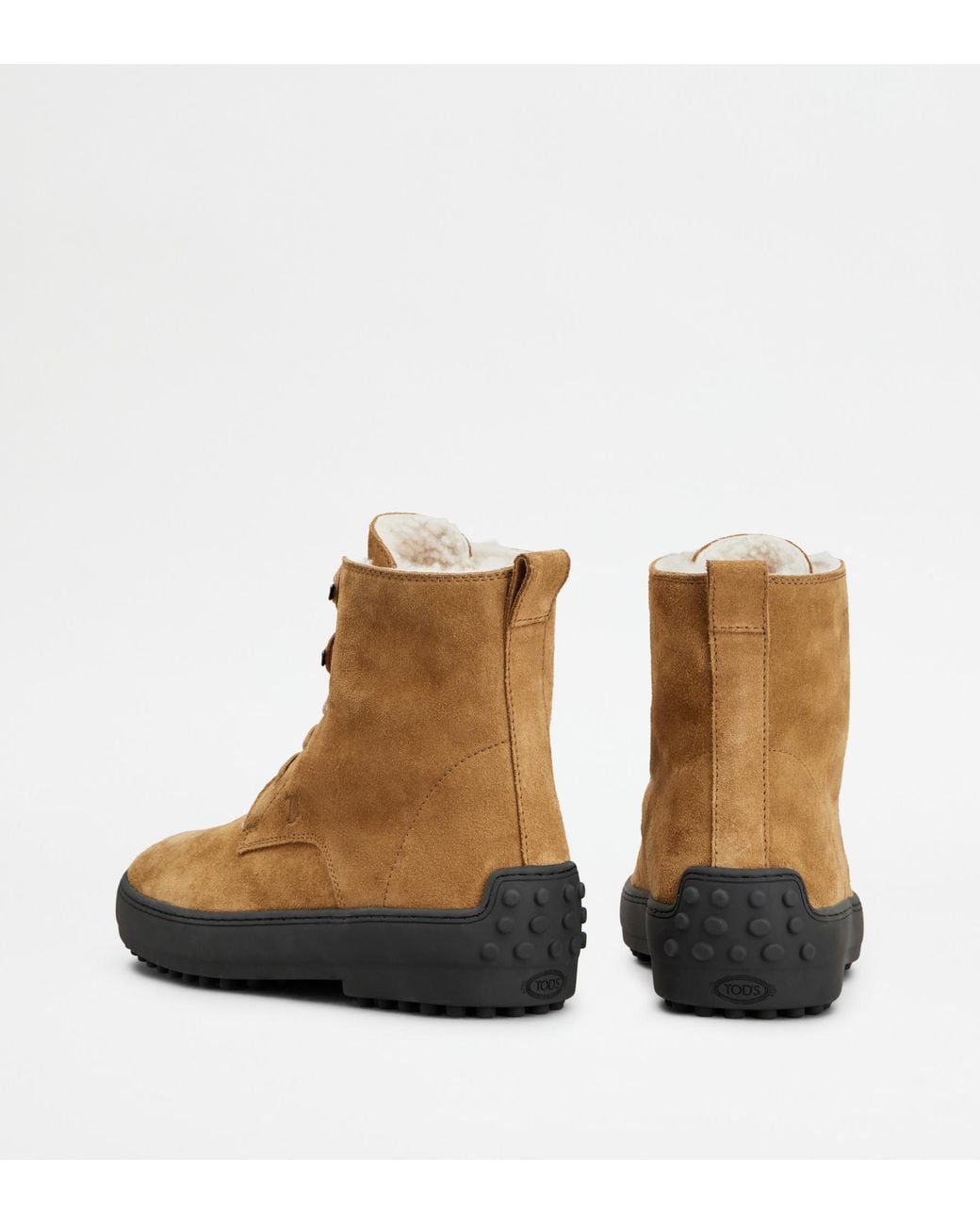 Tod's Brown Winter Gommino Ankle Boots
