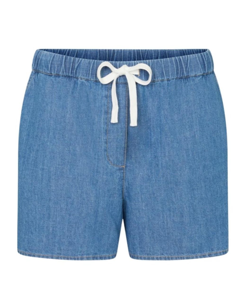 Juvia Blue Drawstring Waist Shorts