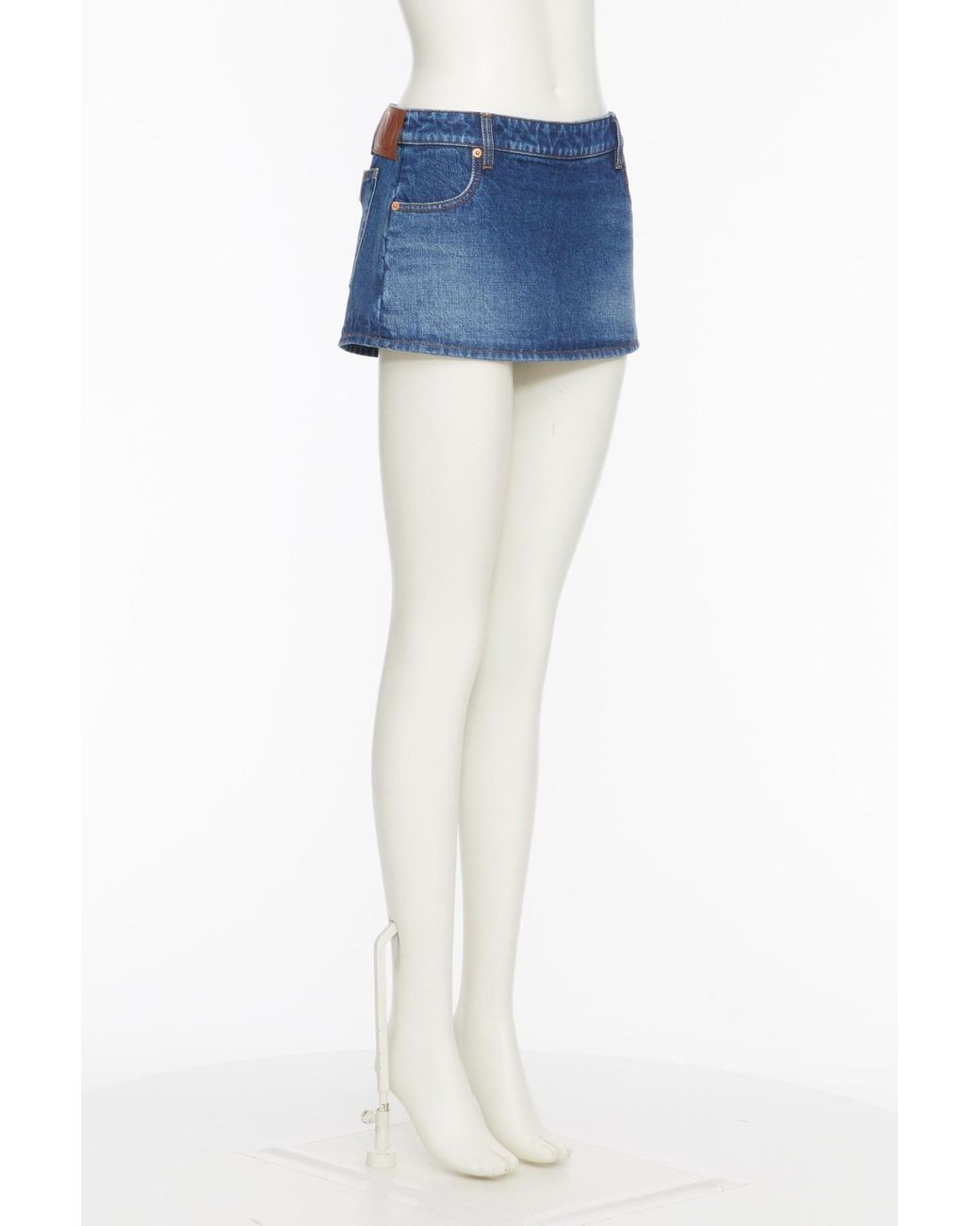 Valentino Blue Belt-Loop Shorts